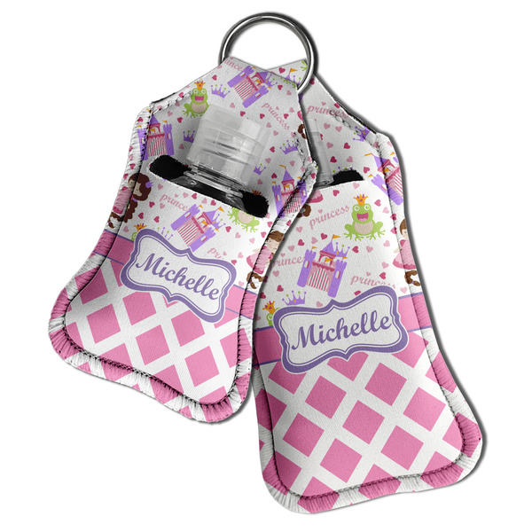 Princess & Diamond Print Sanitizer Holder Keychain - Both in Case (PARENT)