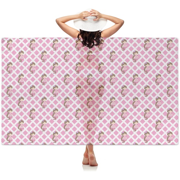 Custom Princess & Diamond Print Sheer Sarong