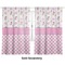 Princess & Diamond Print Personalized Sheer Curtains
