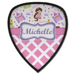 Princess & Diamond Print Iron on Shield Patch A w/ Name or Text