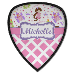 Princess & Diamond Print Iron on Shield Patch A w/ Name or Text