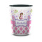 Princess & Diamond Print Ceramic Shot Glass - 1.5 oz - Two Tone - Single (Personalized)
