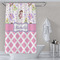 Princess & Diamond Print Shower Curtain Lifestyle