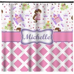 Princess & Diamond Print Shower Curtain - Custom Size (Personalized)