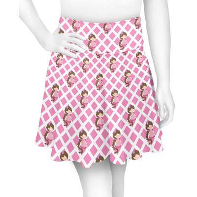 Princess & Diamond Print Skater Skirt (Personalized)