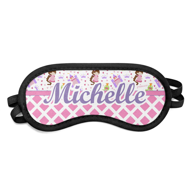 Custom Princess & Diamond Print Sleeping Eye Mask - Small (Personalized)