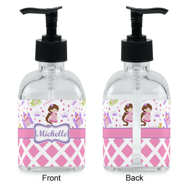 Princess & Diamond Print Glass Soap/Lotion Dispenser - Approval