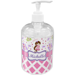 Princess & Diamond Print Acrylic Soap & Lotion Bottle (Personalized)