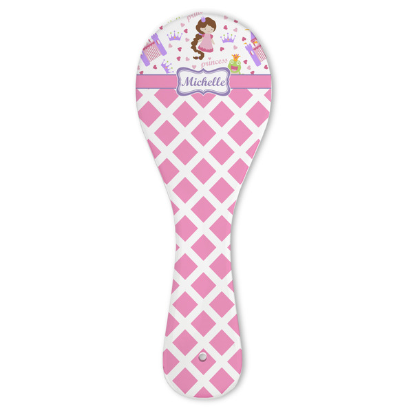 Custom Princess & Diamond Print Ceramic Spoon Rest (Personalized)