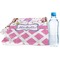 Princess & Diamond Print Sports Towel Folded with Water Bottle