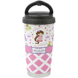 Princess & Diamond Print Stainless Steel Coffee Tumbler (Personalized)