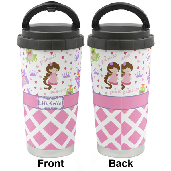 Princess & Diamond Print Stainless Steel Travel Cup - Apvl