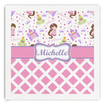 Princess & Diamond Print Paper Dinner Napkins (Personalized)