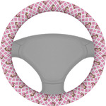 Princess & Diamond Print Steering Wheel Cover (Personalized)