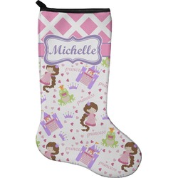 Princess & Diamond Print Holiday Stocking - Neoprene (Personalized)