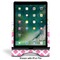 Princess & Diamond Print Stylized Tablet Stand - Front with ipad