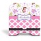 Princess & Diamond Print Stylized Tablet Stand - Front without iPad