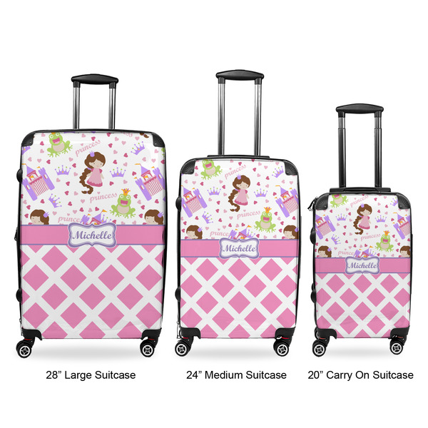 Princess & Diamond Print Suitcase Set 1 - APPROVAL