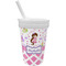Princess & Diamond Print Toddler Sippy Cup with Straw
