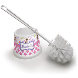 Princess & Diamond Print Toilet Brush (Personalized)