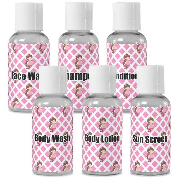 Custom Princess & Diamond Print Travel Bottles (Personalized)