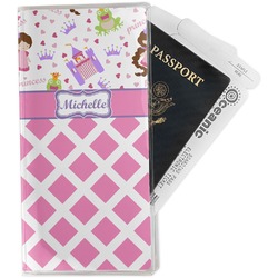 Princess & Diamond Print Travel Document Holder