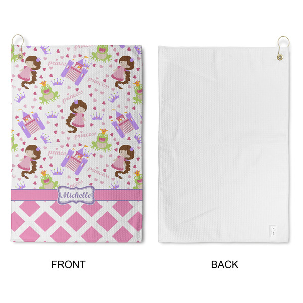 Princess & Diamond Print Waffle Weave Golf Towel - Approval
