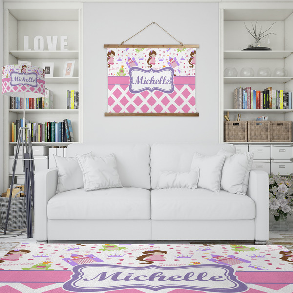 Princess & Diamond Print Wall Hanging Tapestry - IN CONTEXT