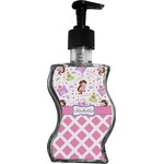 Princess & Diamond Print Wave Bottle Soap / Lotion Dispenser (Personalized)