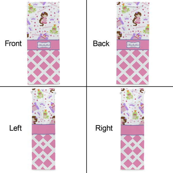 Princess & Diamond Print Wine Gift Bag - Matte - Approval