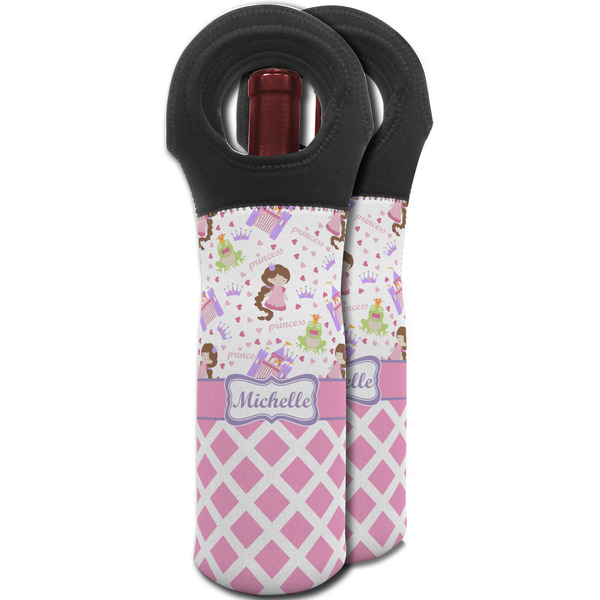 Princess & Diamond Print Wine Tote Bag - MAIN