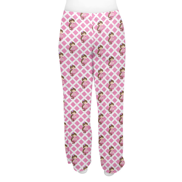 Princess & Diamond Print Women's Pj on model - Back