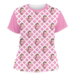 Princess & Diamond Print Women's Crew T-Shirt - X Small