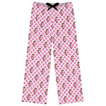 Princess & Diamond Print Womens Pajama Pants - XS
