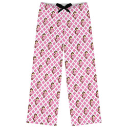 Princess & Diamond Print Womens Pajama Pants (Personalized)
