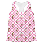 Princess & Diamond Print Womens Racerback Tank Top - 2X Large