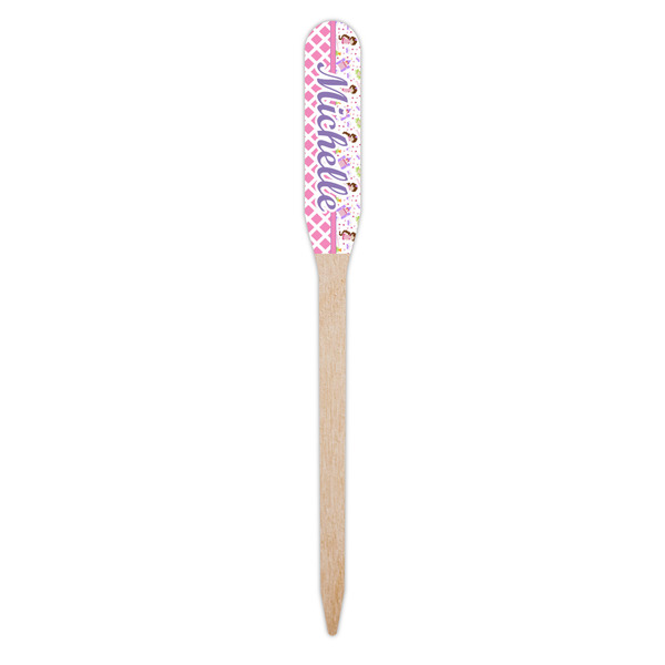 Princess & Diamond Print Wooden Food Pick - Paddle - Single Pick