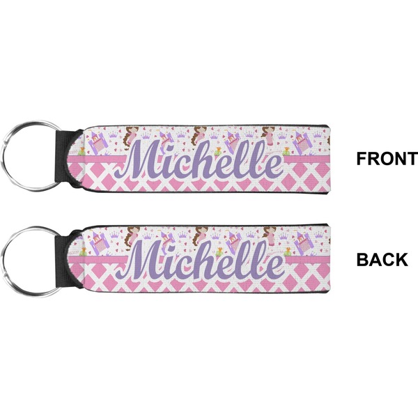 Princess & Diamond Print Wristlet (Front + Back)