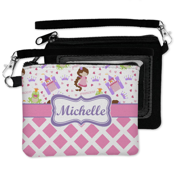 Princess & Diamond Print Wristlet ID Cases - MAIN
