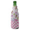 Princess & Diamond Print Zipper Bottle Cooler - ANGLE (bottle)