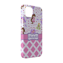 Princess & Diamond Print iPhone Case - Plastic - iPhone 14 (Personalized)