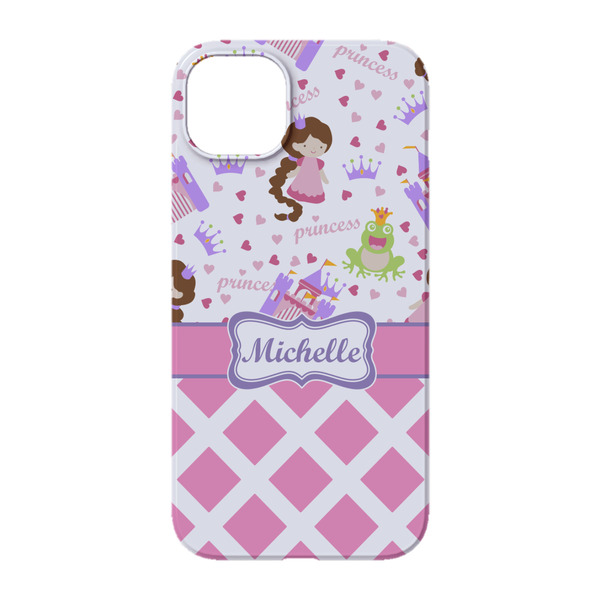 Princess & Diamond Print iPhone 14 Case - Back