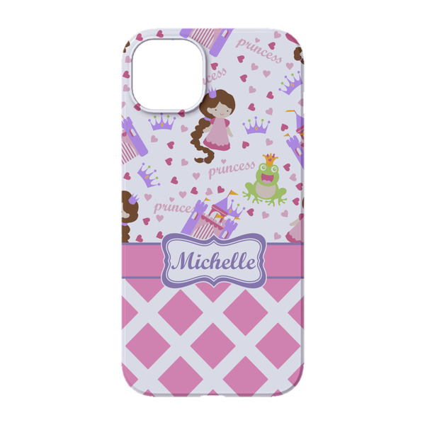 Princess & Diamond Print iPhone 14 Pro Case - Back