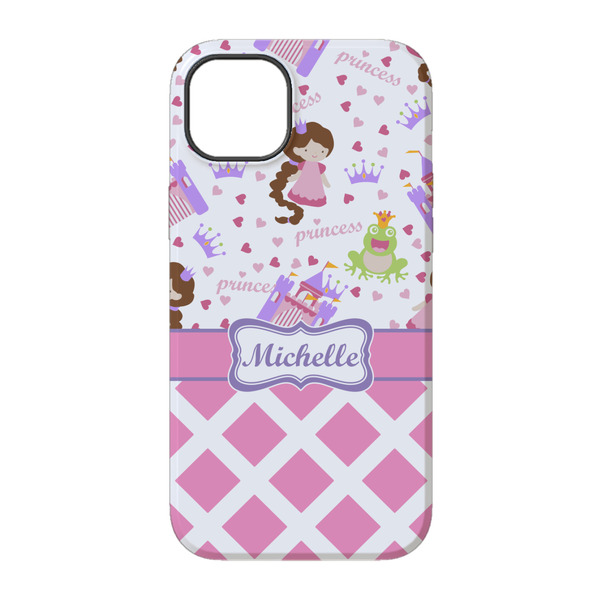 Princess & Diamond Print iPhone 14 Tough Case - Back