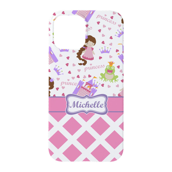 Princess & Diamond Print iPhone 15 Case - Back