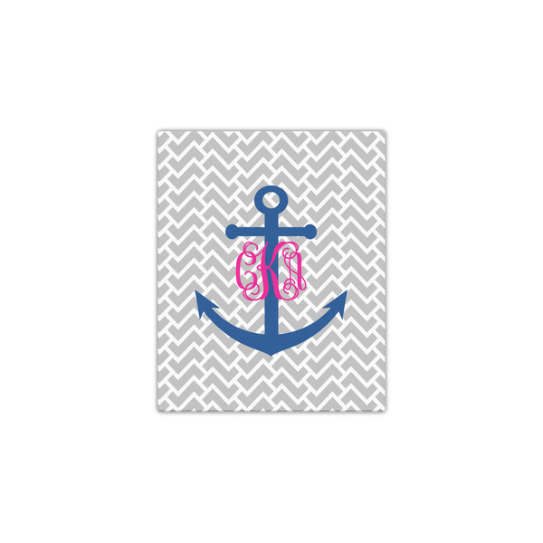 Monogram Anchor 11x14 - Canvas Print - Front View