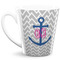Monogram Anchor 12 Oz Latte Mug - Front Full