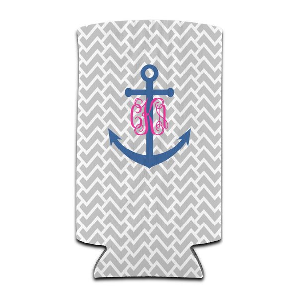 Monogram Anchor 12oz Tall Can Sleeve - Set of 4 - FRONT