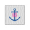 Monogram Anchor 12x12 Wood Print - Front View