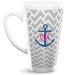 Monogram Anchor 16 Oz Latte Mug